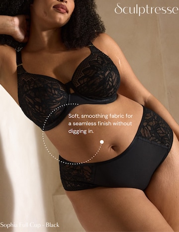 Sculptresse Sophia Black Wired Full Cup Bra