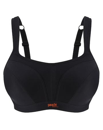 Panache Power High Impact Wired Sport Bra Black