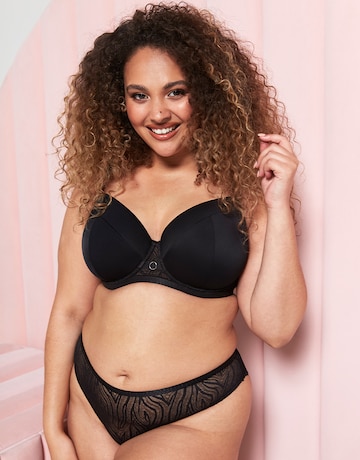 Curvy Kate Daze Padded T Shirt Balcony Bra Black