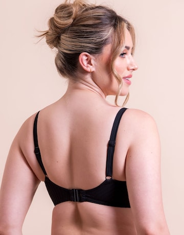 Curvy Kate Jet Set Padded Balcony Wired Bikini Top Black