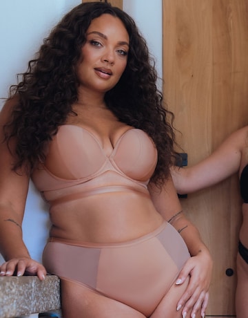 Curvy Kate Superhero Multiway Padded Plunge Wired Bra Latte