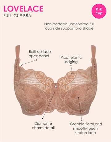 Curvy Kate Lovelace Full Cup Side Support Bra Latte