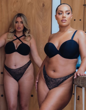 Curvy Kate Superhero Multiway Padded Plunge Bra Black