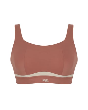 Panache Freedom Non Wired Non Padded Sports Sienna Rose/Chalk
