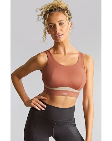Panache Freedom Non Wired Non Padded Sports Sienna Rose/Chalk