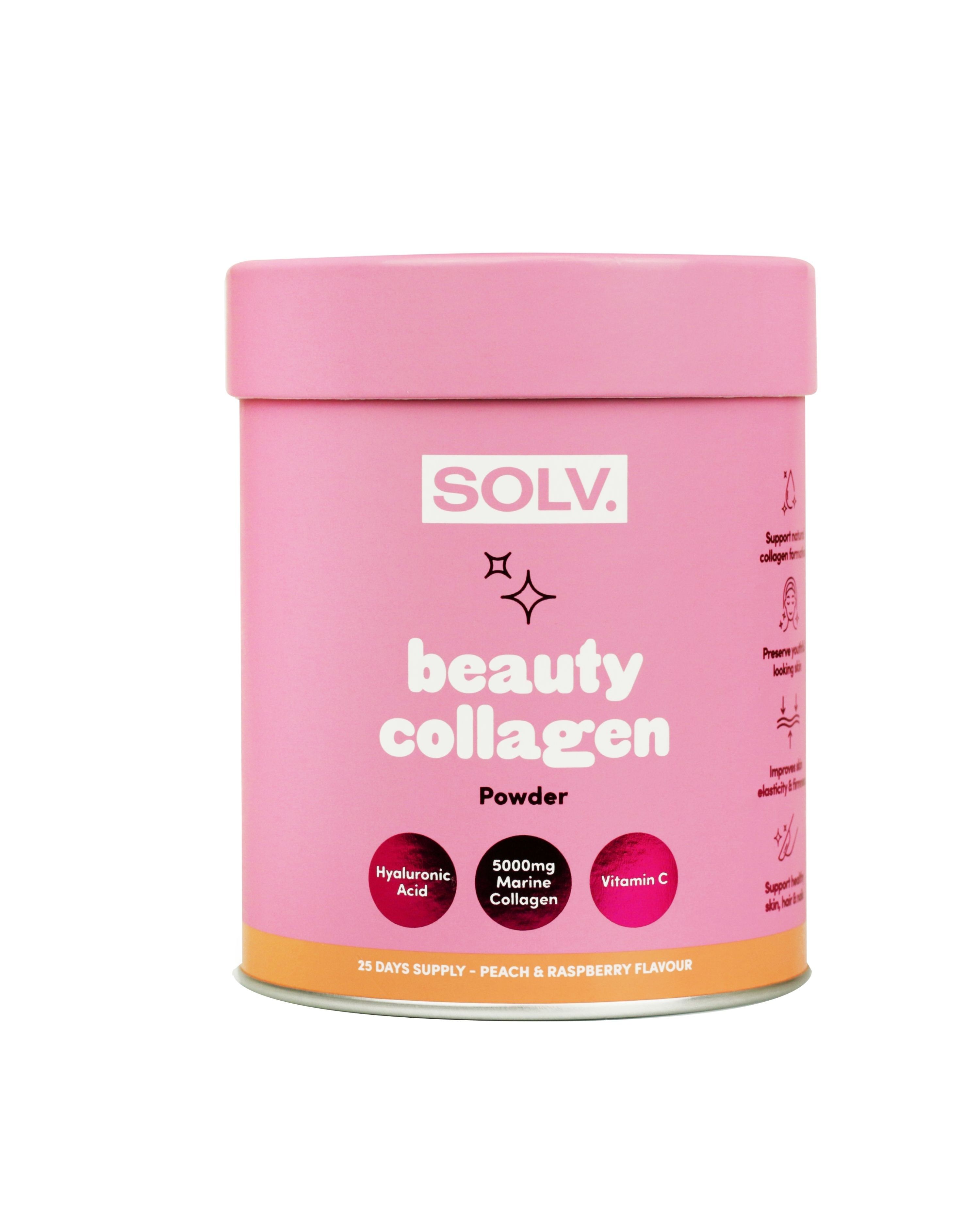 Solv Collagen Peach & Raspberry Powder