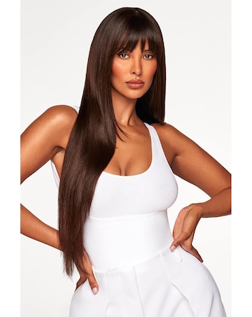 Beauty Works X Maya Jama Clip-in Fringe - Cookies and Cream
