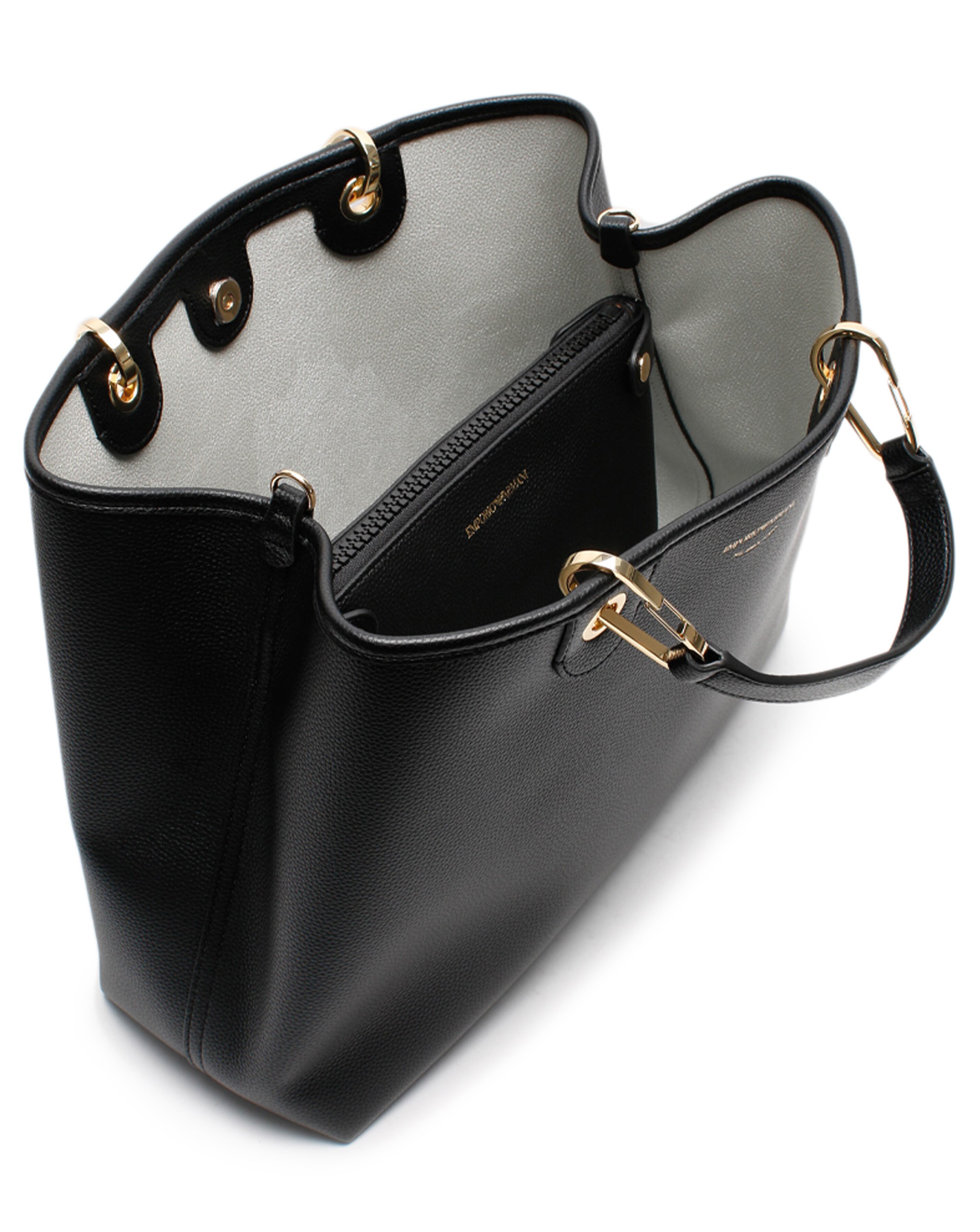 Armani black handbag shop