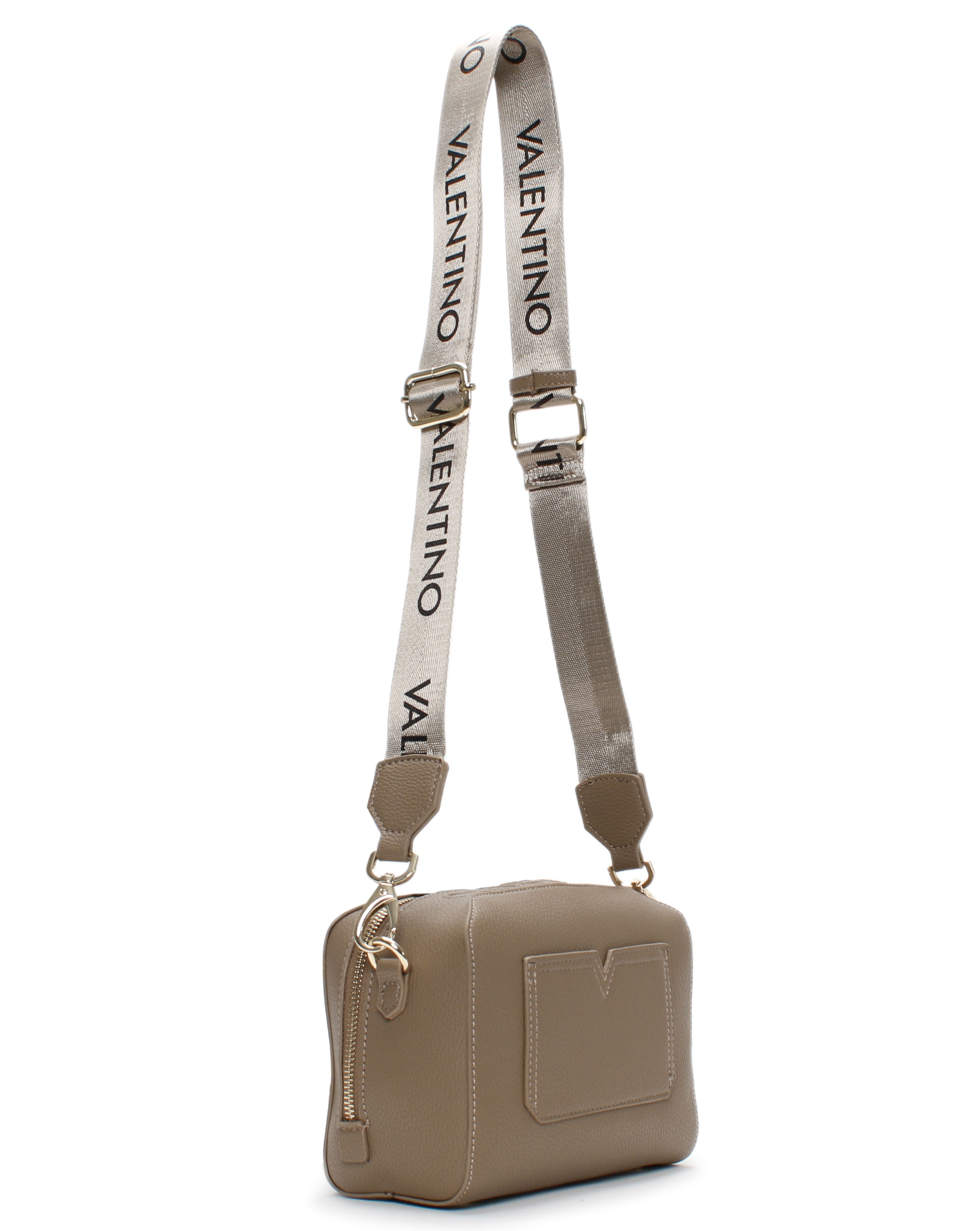 Valentino Bags Pattie Haversack Pebbled Cross Body Bag