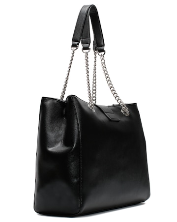 Valentino Bags Divina Pebbled Chain Tote Bag