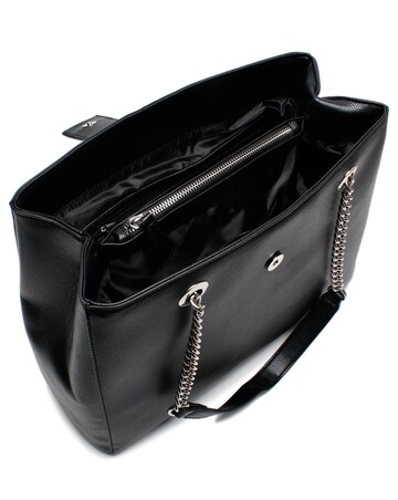 Valentino Bags Divina Pebbled Chain Tote Bag