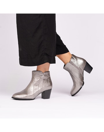 Paradox London Anya Block Heel Ankle Boots