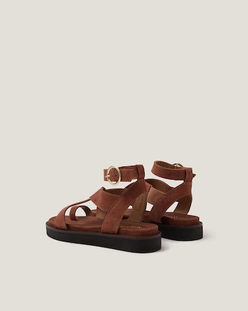 Monsoon Ivy Toe Strap Suede Sandals