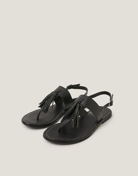 Monsoon Cali Tassel Leather Sandals