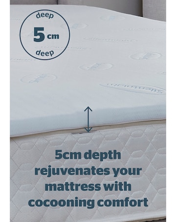 Silentnight Impress Memory Foam 5cm Mattress Topper