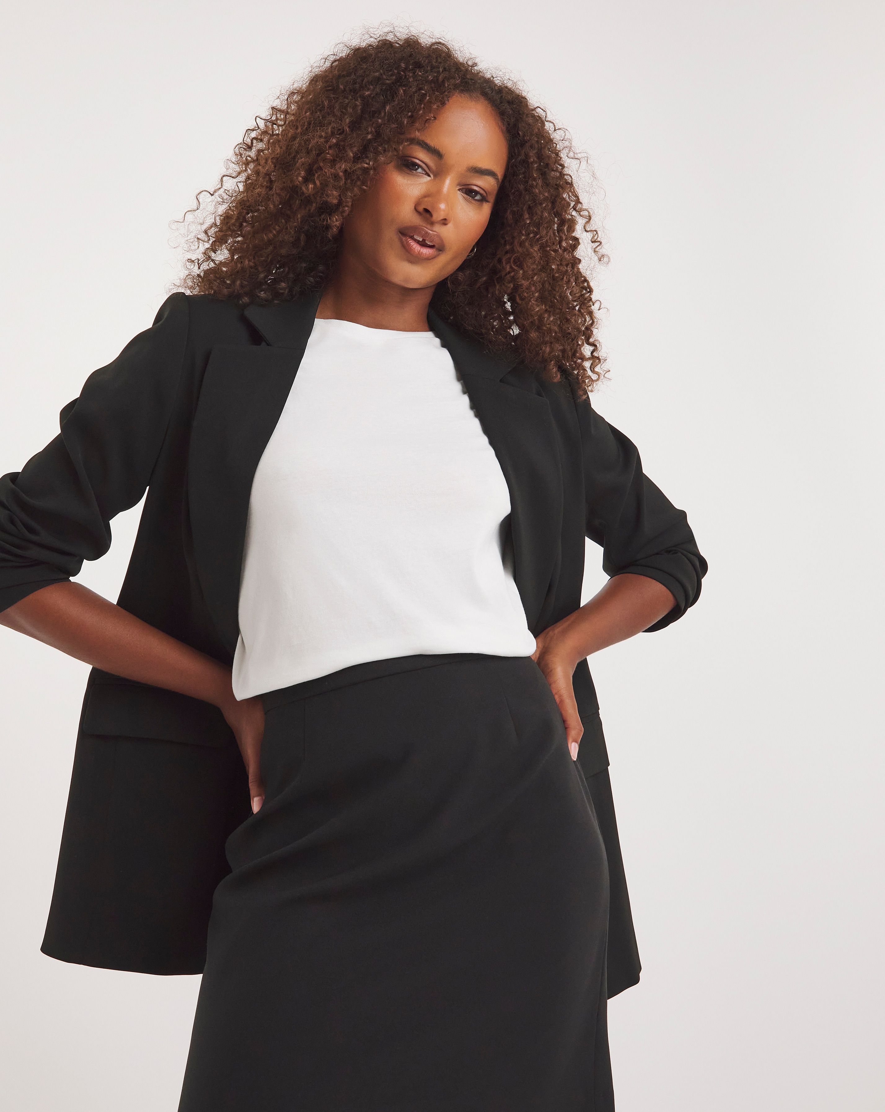 Tailored Value Mini Skirt Simply Be