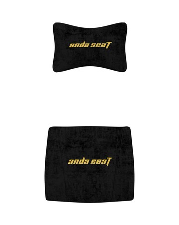 Anda seaT Phantom 3 Premium Large Gaming Chair - Black (Golden logo)