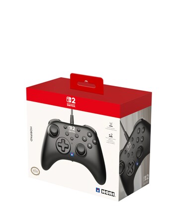 HORI HORIPAD Turbo Wired Controller for Nintendo Switch 2 - Black