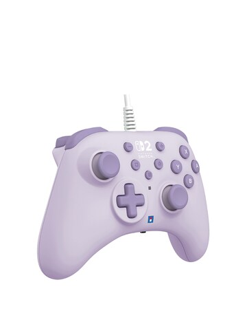 HORI HORIPAD Turbo Wired Controller for Nintendo Switch 2 - Cozy Lavender