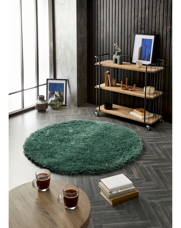 Chicago Shaggy Circle Rug