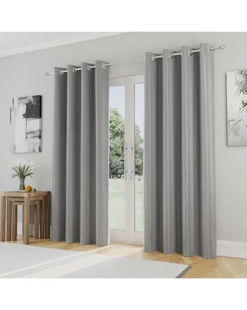 Supersoft Light Filtering Thermal Eyelet Curtains