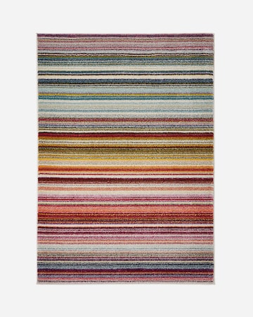 Villa Multicoloured Striped Rug
