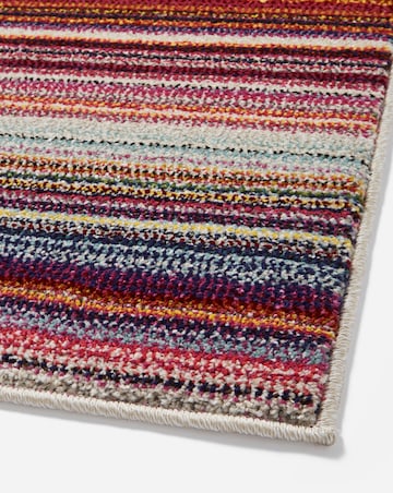Villa Multicoloured Striped Rug