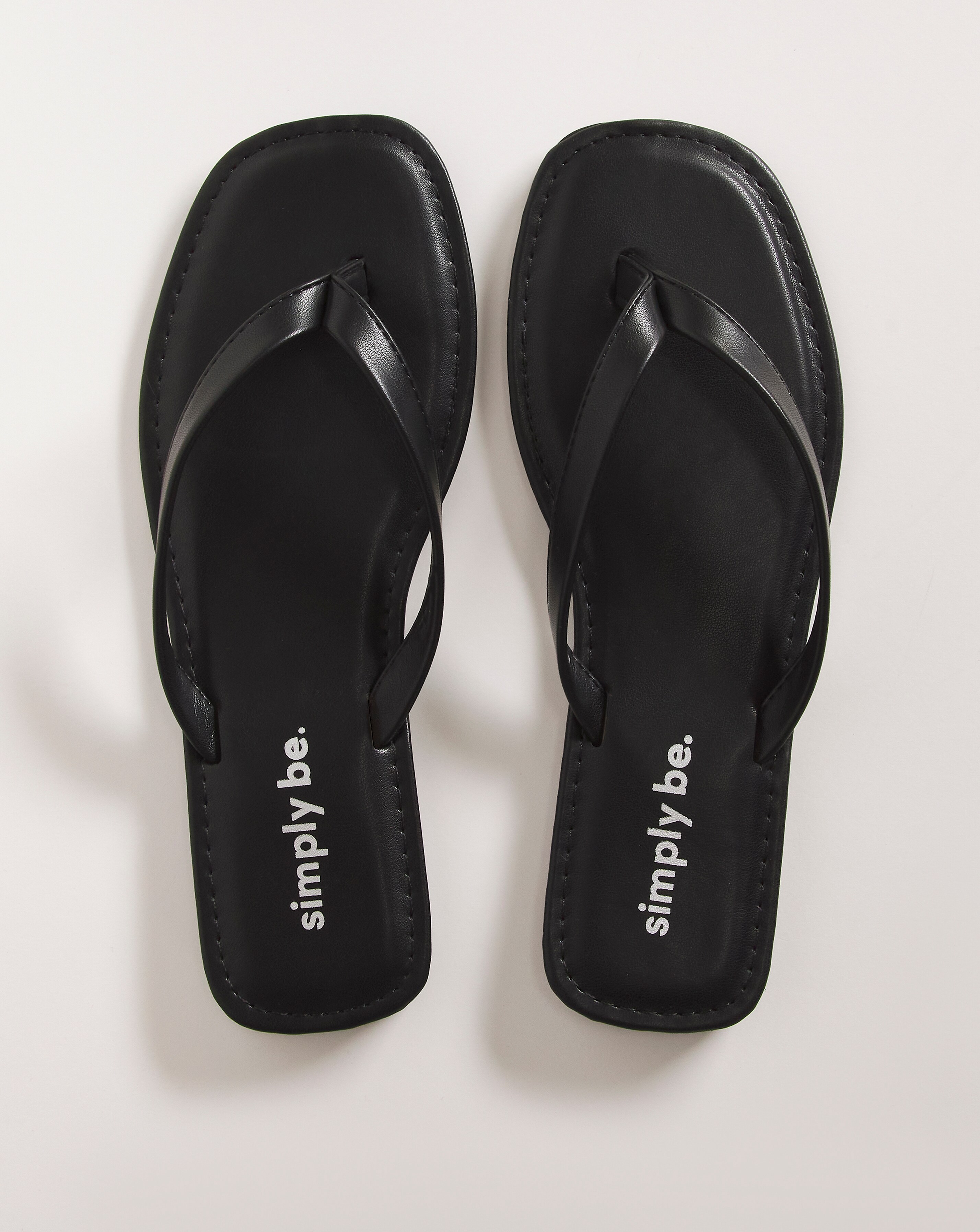 Porta Toe Post Classic Flat Sandals Wide Fit Simply Comfort