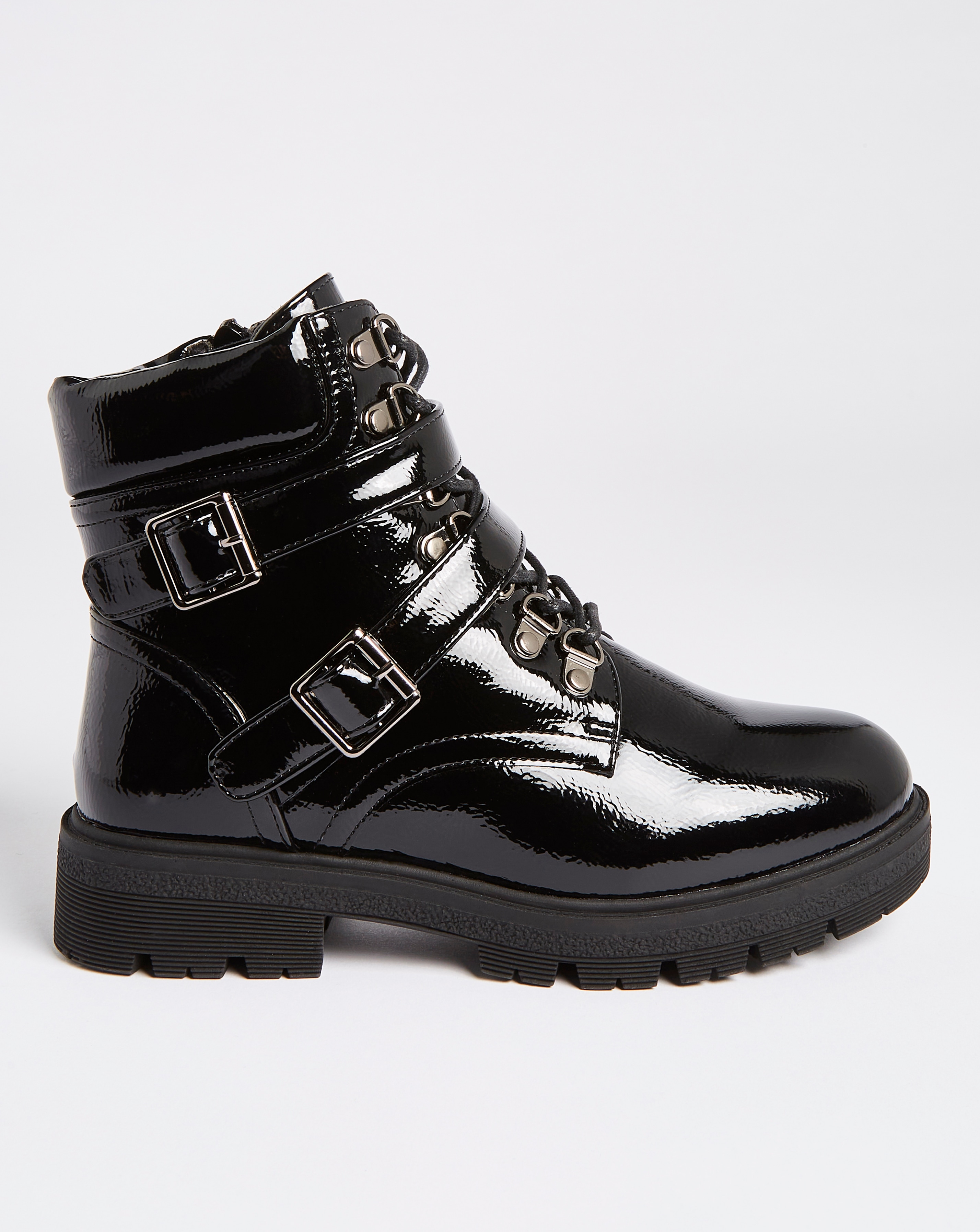 Alexandra Double Buckle Ankle Boots Ex 