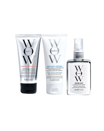 Color Wow Mini Shampoo, Conditioner & Dreamcoat Spray Travel Trio