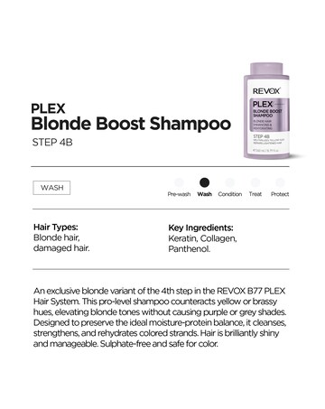 Revox B77 Plex Blonde Boost Shampoo Step 4B 260ml