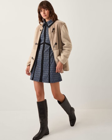 Monsoon Jen Jacquard Mini Shirt Dress