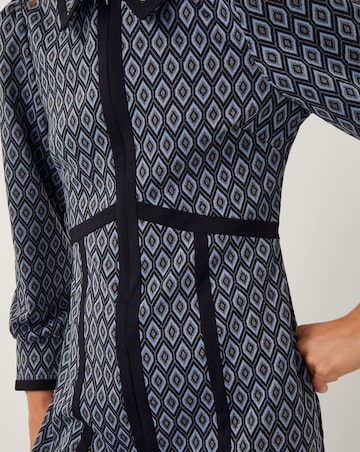 Monsoon Jen Jacquard Mini Shirt Dress