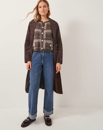 Monsoon Carmen Check Cardigan