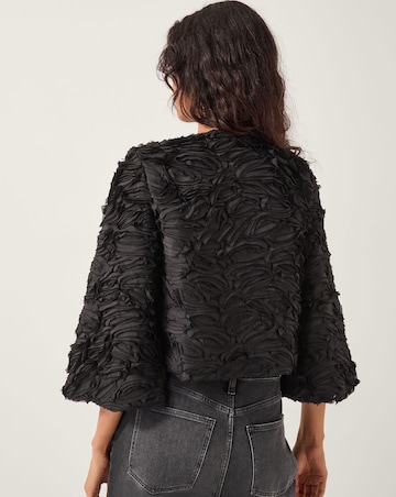 Monsoon Tia Tie-Front Textured Jacket