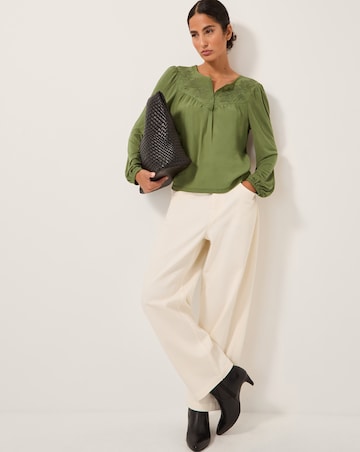 Monsoon Fila Floral Embroidered Blouse
