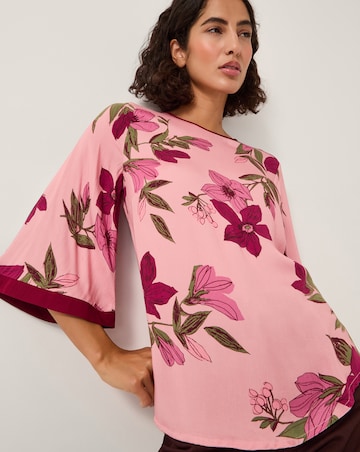 Monsoon Clemmie Floral Print Top