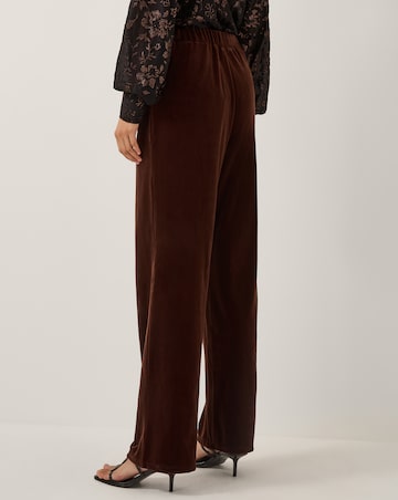 Monsoon Mila Straight Velvet Trousers