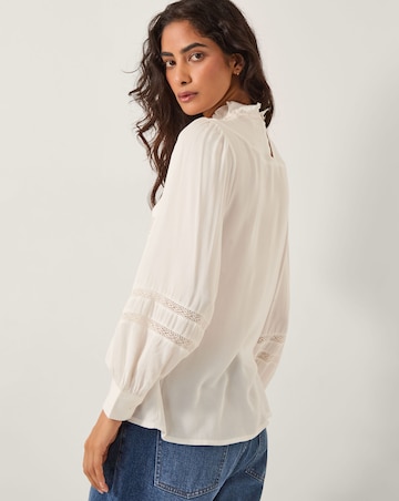 Monsoon Lila Lace Panel Blouse