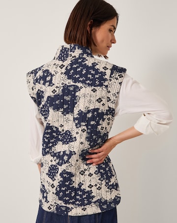 Monsoon Alison Floral Quilted Gilet