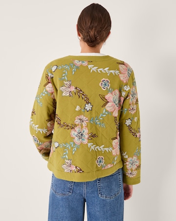 Monsoon Eliza Floral Quilted Jacket