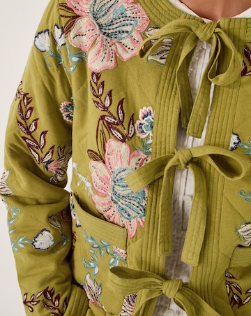 Monsoon Eliza Floral Quilted Jacket