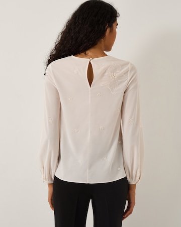 Monsoon Regina Embroidered Floral Blouse