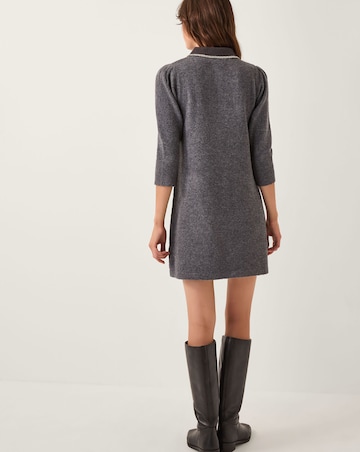 Monsoon Ebony Collar Knit Mini Dress