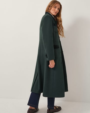 Monsoon Viv Velvet Trim Military Coat