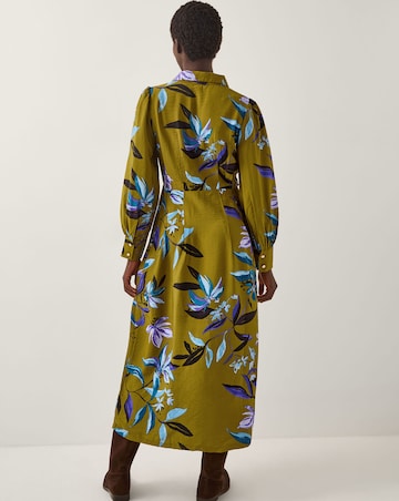 Monsoon Sonya Floral Print Midi Dress