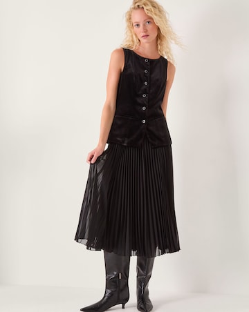 Monsoon Vanessa Velvet Midi Dress