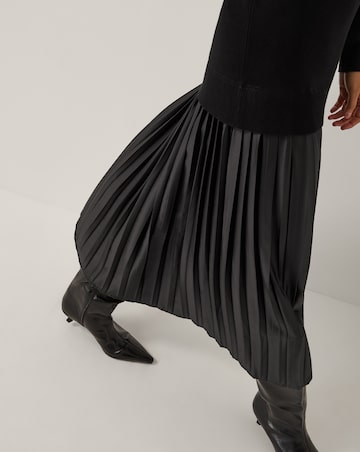 Monsoon Fia Jumper Pleated Midi Dress
