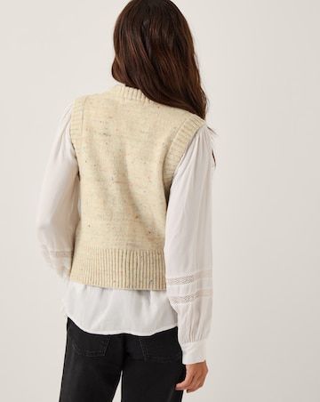 Monsoon Carly Cable Knit Vest