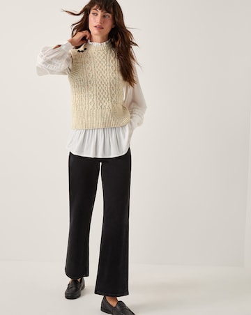 Monsoon Carly Cable Knit Vest